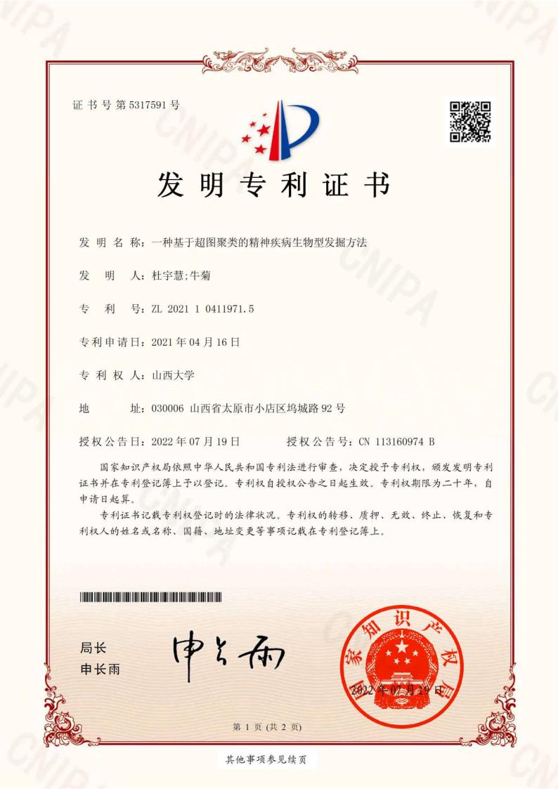 一种基于超图聚类的精神疾病生物型发掘方法.jpg